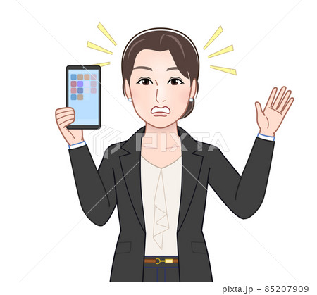 お洒落なスーツを着た女性 85207909
