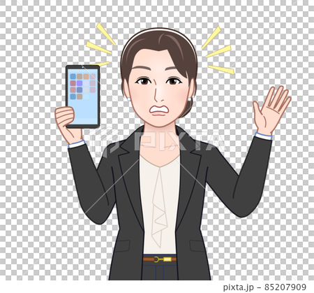 お洒落なスーツを着た女性 85207909