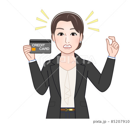 お洒落なスーツを着た女性 85207910