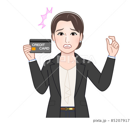 お洒落なスーツを着た女性 85207917
