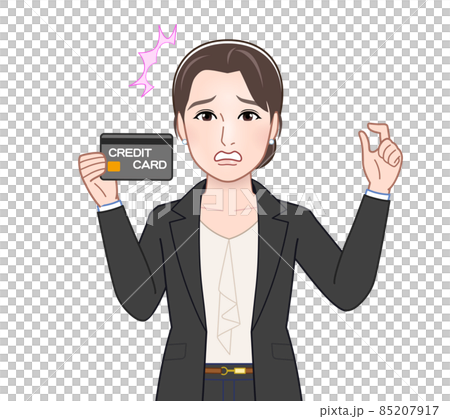 お洒落なスーツを着た女性 85207917