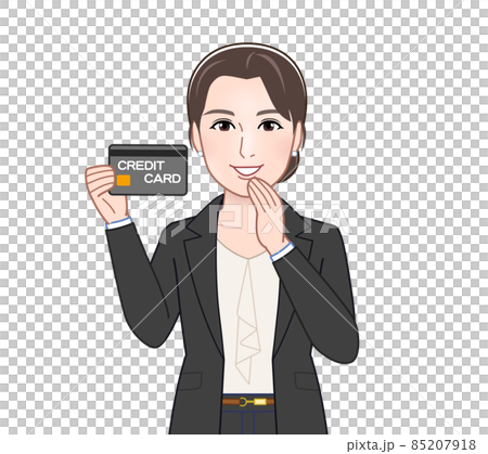 お洒落なスーツを着た女性 85207918