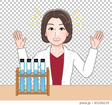 Medical professional in a lab coat 85208235