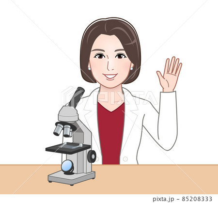 白衣を着た医療従事者のイラスト 白衣を着た医療従事者のイラスト 85208333