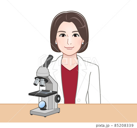 白衣を着た医療従事者のイラスト 白衣を着た医療従事者のイラスト 85208339