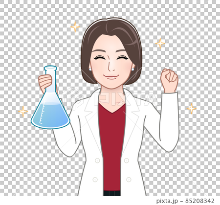 一名身穿白大褂的醫務工作者的插圖 一名身穿白大褂的醫務工作者的插圖 85208342