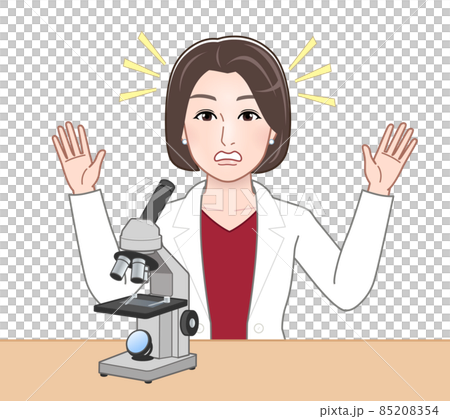 白衣を着た医療従事者のイラスト 白衣を着た医療従事者のイラスト 85208354