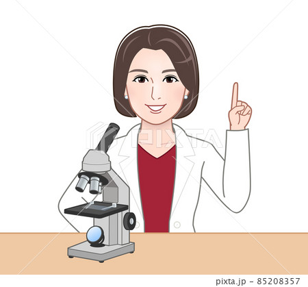 白衣を着た医療従事者のイラスト 白衣を着た医療従事者のイラスト 85208357