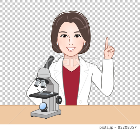 白衣を着た医療従事者のイラスト 白衣を着た医療従事者のイラスト 85208357