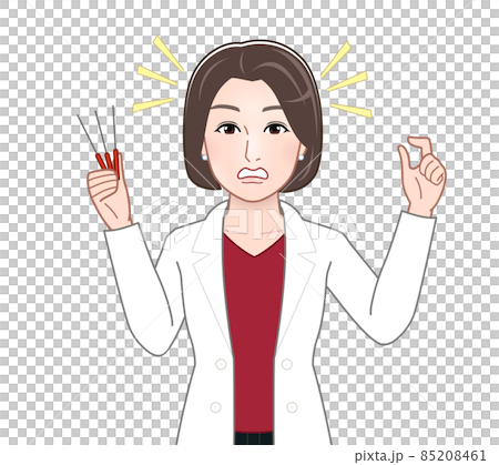 白衣を着た医療従事者のイラスト 白衣を着た医療従事者のイラスト 85208461