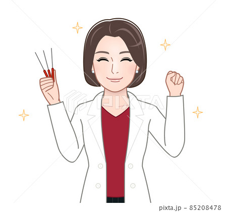 白衣を着た医療従事者のイラスト 85208478