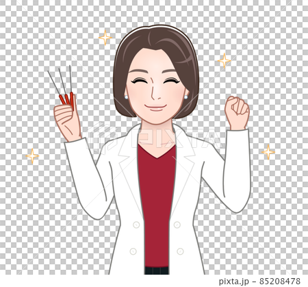 白衣を着た医療従事者のイラスト 85208478