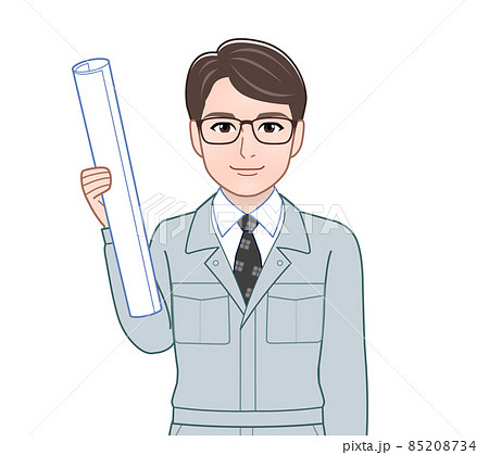 作業着を着た職人の男性 作業着を着た職人の男性 85208734