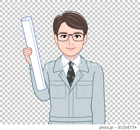 作業着を着た職人の男性 作業着を着た職人の男性 85208734