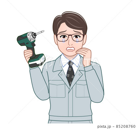 作業着を着た職人の男性 作業着を着た職人の男性 85208760