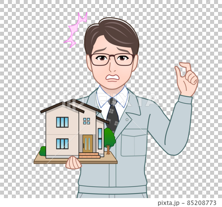 作業着を着た職人の男性 作業着を着た職人の男性 85208773