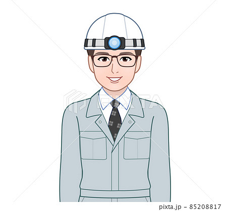 作業着を着た職人の男性 85208817