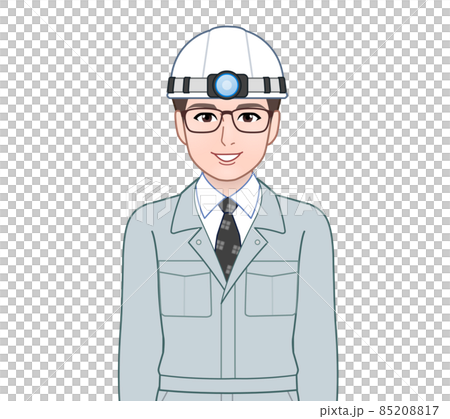 作業着を着た職人の男性 85208817