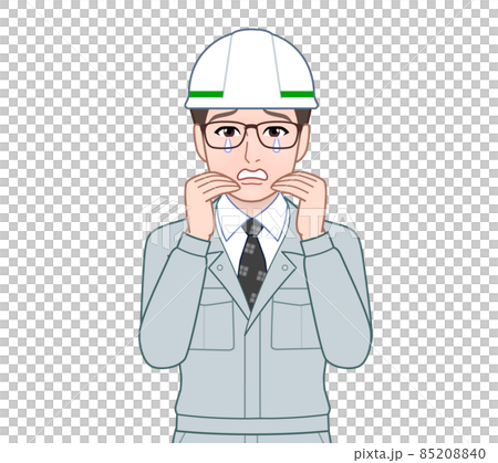 作業着を着た職人の男性 85208840