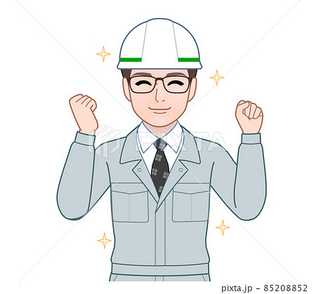 作業着を着た職人の男性 作業着を着た職人の男性 85208852