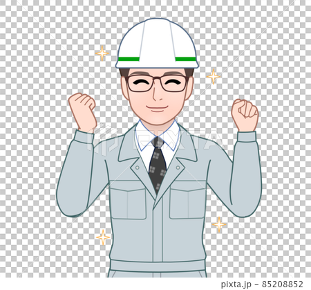 作業着を着た職人の男性 作業着を着た職人の男性 85208852