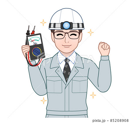 作業着を着た職人の男性 85208908