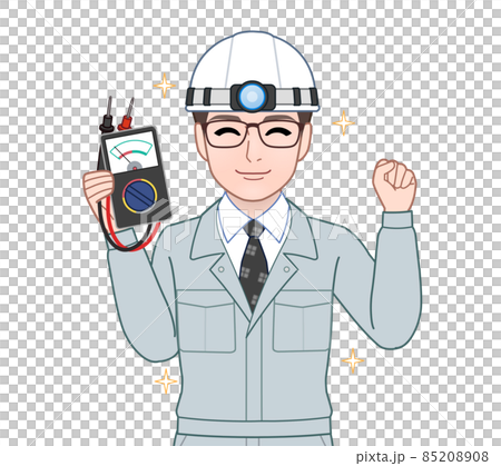作業着を着た職人の男性 85208908