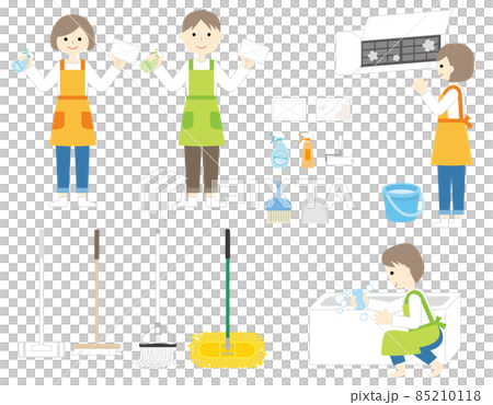 Cleaning illustration 85210118