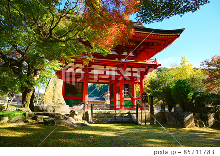 瀧山寺 三門 紅葉 岡崎市 瀧山寺 三門 紅葉 岡崎市 85211783