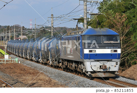 東北本線 片岡-蒲須坂 JR貨物 EF210-117(新鶴見) 東北本線 片岡-蒲須坂 JR貨物 EF210-117(新鶴見) 85211855