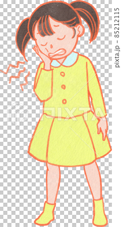 一個孩子牙痛的插圖 85212115