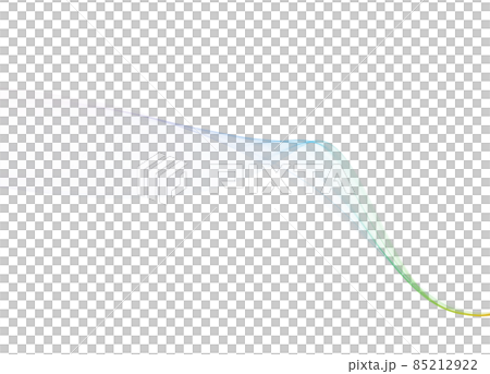 7 color wave ribbon background line white background 85212922