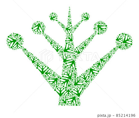 Garden Tree Fractal Icon Collage of Self Icons Garden Tree Fractal Icon Collage of Self Icons 85214196