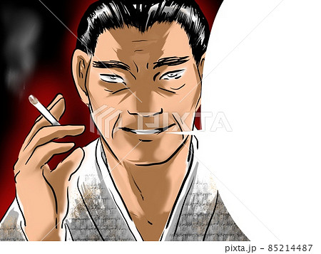 少年漫画強面借金取立てヤクザの恐喝イラスト 少年漫画強面借金取立てヤクザの恐喝イラスト 85214487