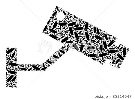 CCTV Camera Recursion Icon Collage of Self Items CCTV Camera Recursion Icon Collage of Self Items 85214647