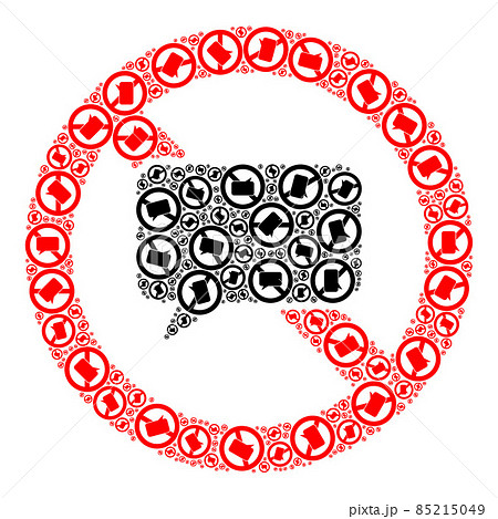 Stop Chat Recursive Icon Composition of Self Icons Stop Chat Recursive Icon Composition of Self Icons 85215049