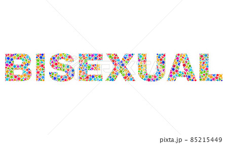 Bright BISEXUAL Mosaic Text from Stars Bright BISEXUAL Mosaic Text from Stars 85215449