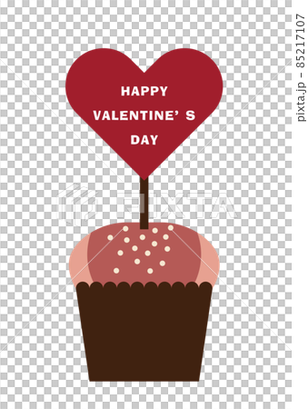 いちごマフィンのイラスト 85217107