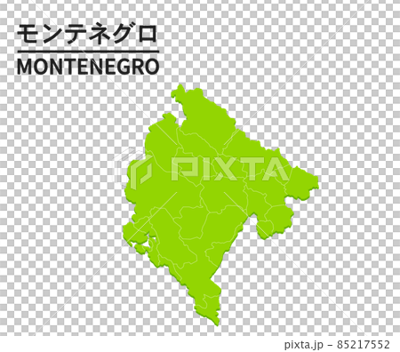 黑山共和國的世界地圖插圖 黑山共和國的世界地圖插圖 85217552