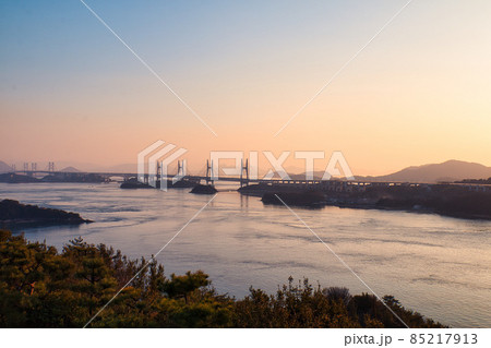 瀬戸大橋のサンセット 瀬戸大橋のサンセット 85217913