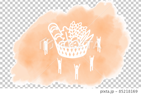 水彩風、SDGs ゴール2、飢餓をゼロに 85218169