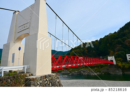 美濃橋　橋門　長良川　美濃市 85218616