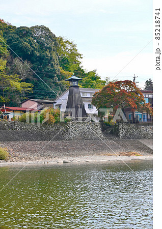 川湊灯台　長良川　美濃市 85218741