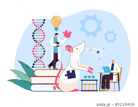 Genetic laboratory research and experiment of tiny scientists Genetic laboratory research and experiment of tiny scientists 85219450