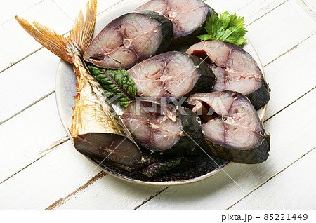 Delicious smoke-dried mackerel Delicious smoke-dried mackerel 85221449