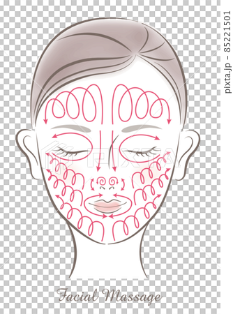 エステ フェイシャルマッサージ（水彩風） 85221501