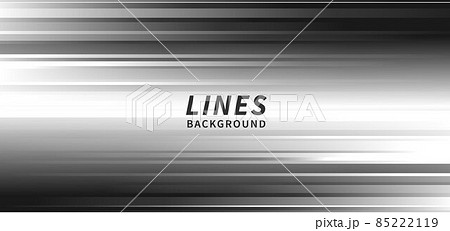 Abstract horizontal light black and white stripe lines background. 85222119