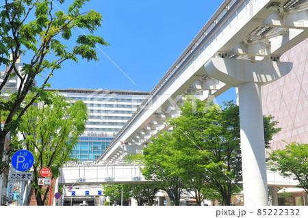 【福岡県】快晴下のJR小倉駅南口 【福岡県】快晴下のJR小倉駅南口 85222332