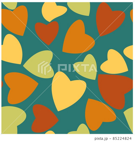 Heart for celebration decoration design. Seamless vector texture. Heart icon vector. 85224824