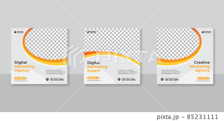 Digital business marketing social media post template. Digital business marketing social media post template. 85231111